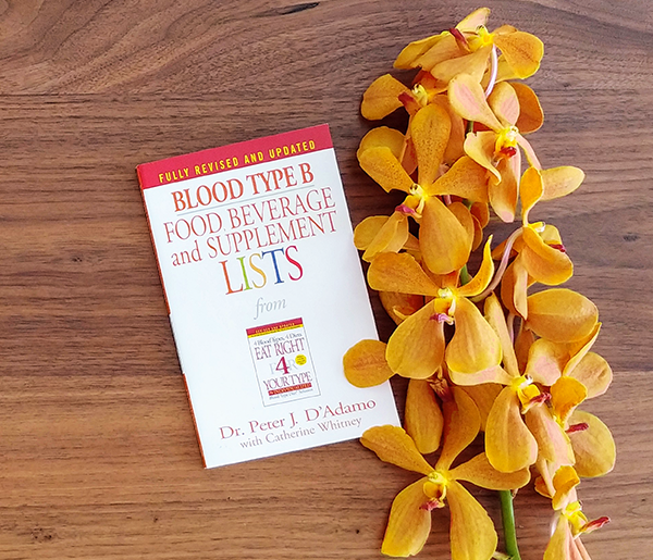 Blood Type B Food Lists